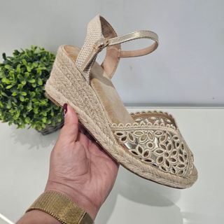 Sandalias de esparto mujer verano super cómodo suela de gel