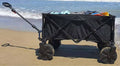Carro para llevar cosas de playa fuerte ruedas hanchas