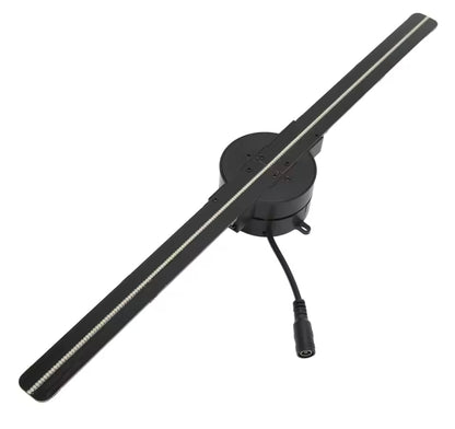 Ventilador de holograma 3D 16.50 pulgadas wifi proyector 📽️ 3D con 224 cuentas de luz led para publicidad tienda negocios