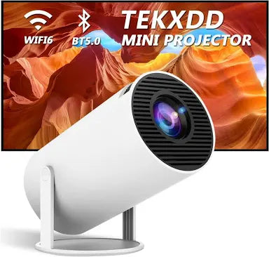 Projector Smart HD LED WiFi Bluetooth HDMI USB Android Office Home Theater 4k HD
