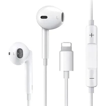Auriculares con cable para iPhone, [Certificado MFi] HiFi Estéreo Cascos con cable con Micrófono y Control de Volumen para iPhone 
8,99 