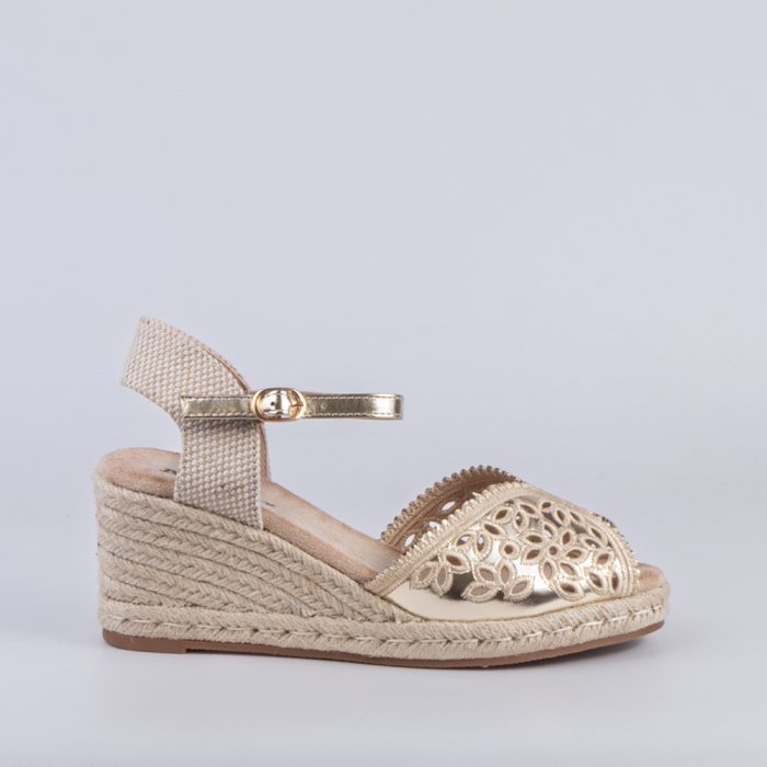 Sandalias de esparto mujer verano super cómodo suela de gel