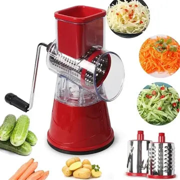 Cortador de verduras Manual portátil, rebanador giratorio redondo multifuncional, mandolina,
EUR 16.90€