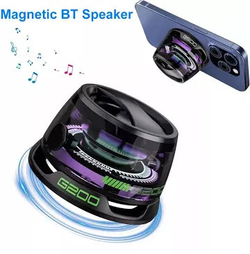 Altavoz portátil magnético G200 con Bluetooth 5,3, Mini caja de sonido multifuncional con luz LED de Color, barra de sonido estéreo, altavo