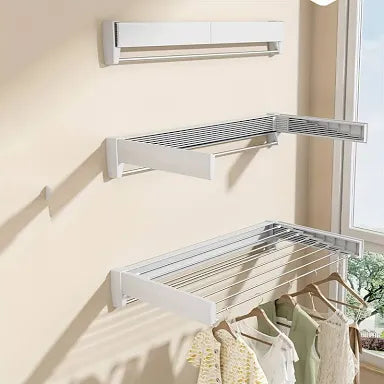 Tendedero Plegable de Pared Mikomika - Diseño Compacto y Retráctil con 30 kg de Capacidad - Ideal para Interior y Exterior, Ahorra Espacio (Blanco)
23.90 €
Sin coste