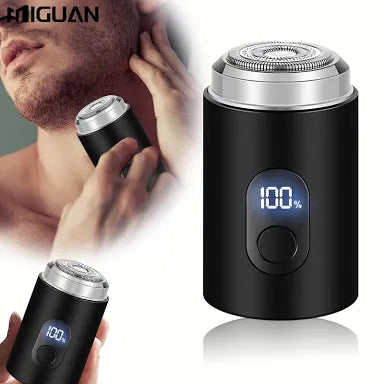 Mini afeitadora eléctrica, afeitadora de viaje, maquinilla de afeitar eléctrica de bolsillo, maquinilla de afeitar portátil para Barba al aire libre
