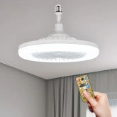 Ventilador de techo con luz CCT 30W, conector E27 y mando a distancia ¡Oferta! Tienda soufiane bazar  Comprar